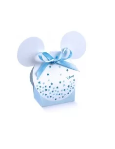 Scatole Portaconfetti Mickey Disney Topolino Battesimo Nascita mm. 55X40X105 - Bomboniere Shop Store
