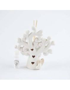 bomboniera albero della vita profumatore in ceramica prezzo - Bomboniere Shop Store