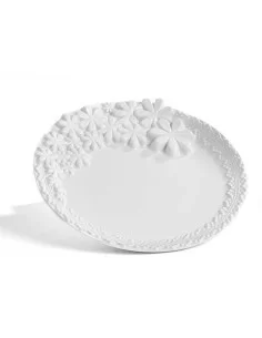 bomboniere ceramica bianca piattino svuota tasche
