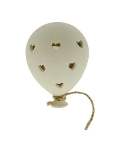 lampada palloncino con led in porcellana novità bomboniere